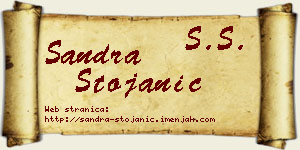 Sandra Stojanić vizit kartica